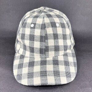 Classic Buffalo Check Plaid Strap Back Cap Hat Cocus Pocus Gray Baseball Mens